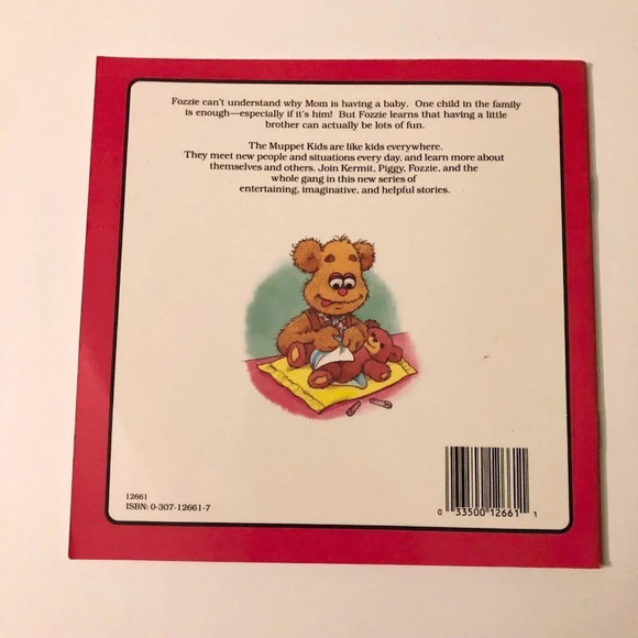 Vtg Lot of 2 Muppet Kids Moms Having a Baby and Im Mad At You Golden Books - Picture 13 of 16